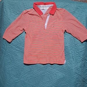 โค๏ธ Classic Coastline Striped Polo Top | Tommy Hilfiger (Large)